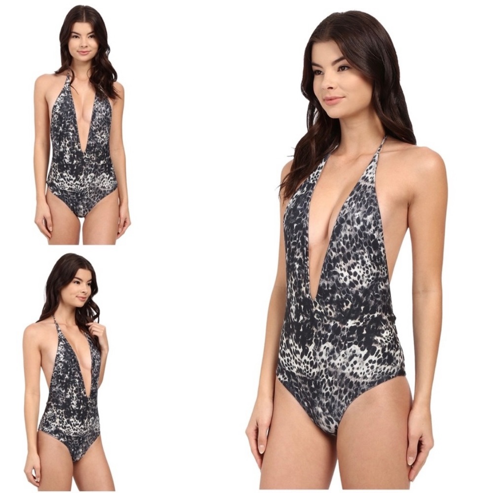 Mikoh Hinano Plunge Cheeky Swimsuit XS *NWOT